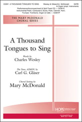 A Thousand Tongues to Sing SATB choral sheet music cover